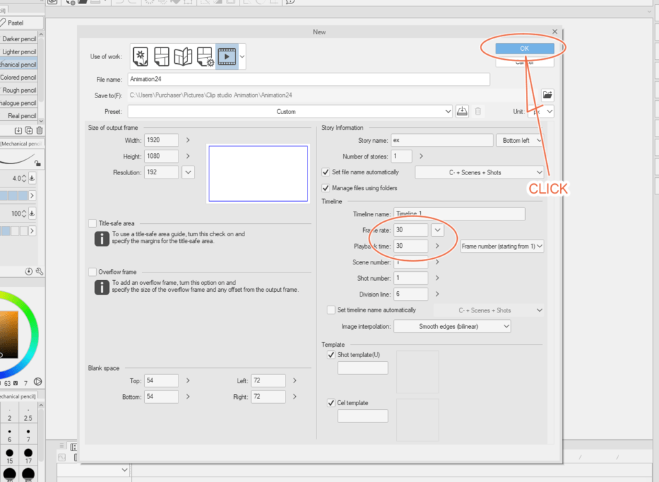 It won’t let me make an animation - CLIP STUDIO ASK