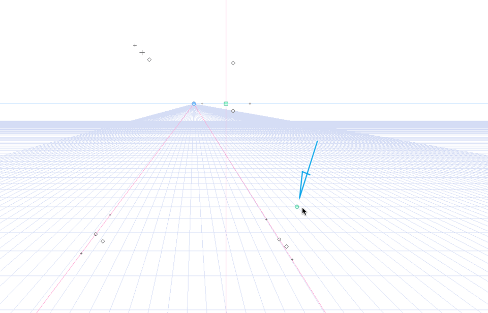 パース定規で表示するグリッドを移動する方法 Clip Studio Ask