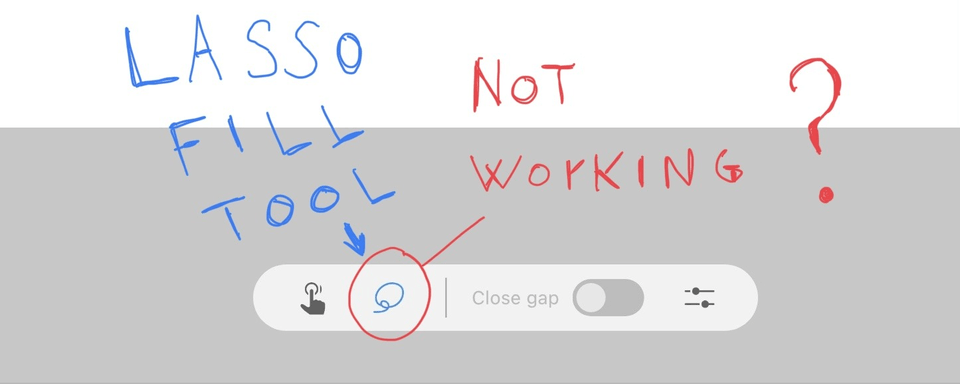 Lasso fill in simple mode not Worning ? - CLIP STUDIO ASK