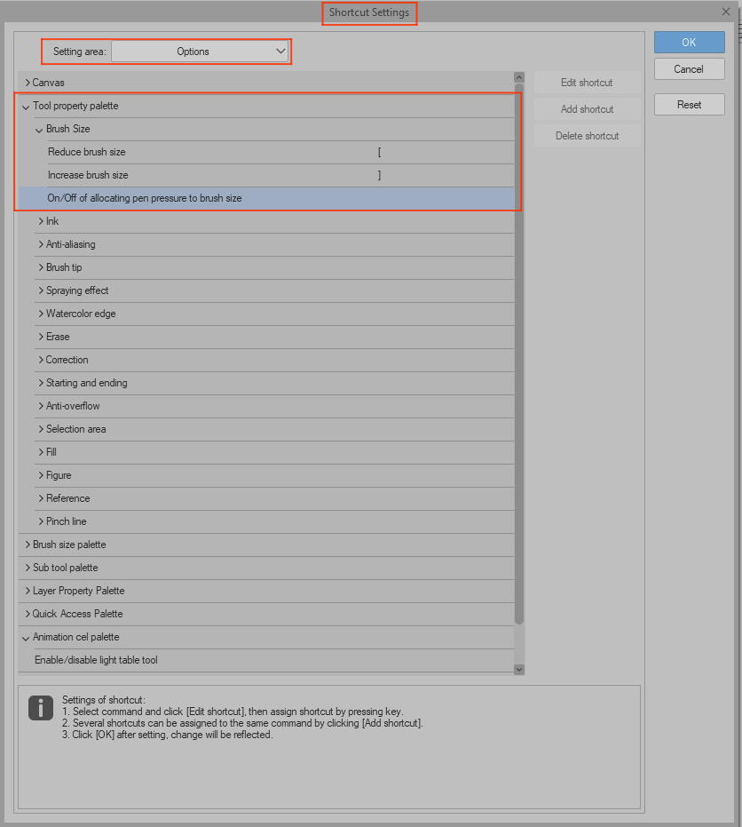 Esitellä 93+ imagen brush size shortcut clip studio abzlocal fi