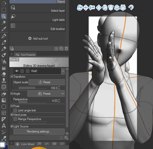 3D 객체 및 모델의 변형 - CLIP STUDIO ASK