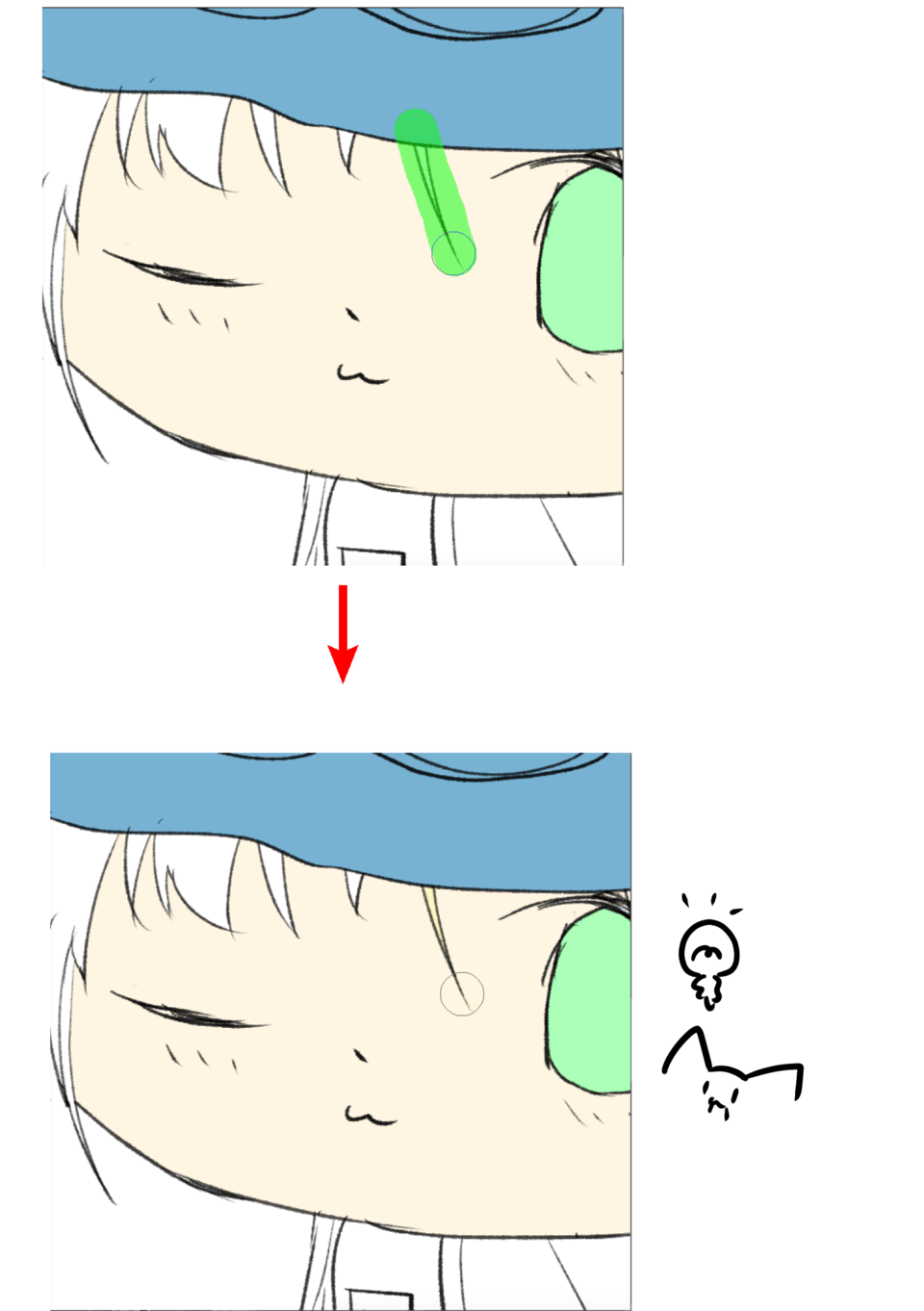 塗りつぶしツールがおかしい Clip Studio Ask