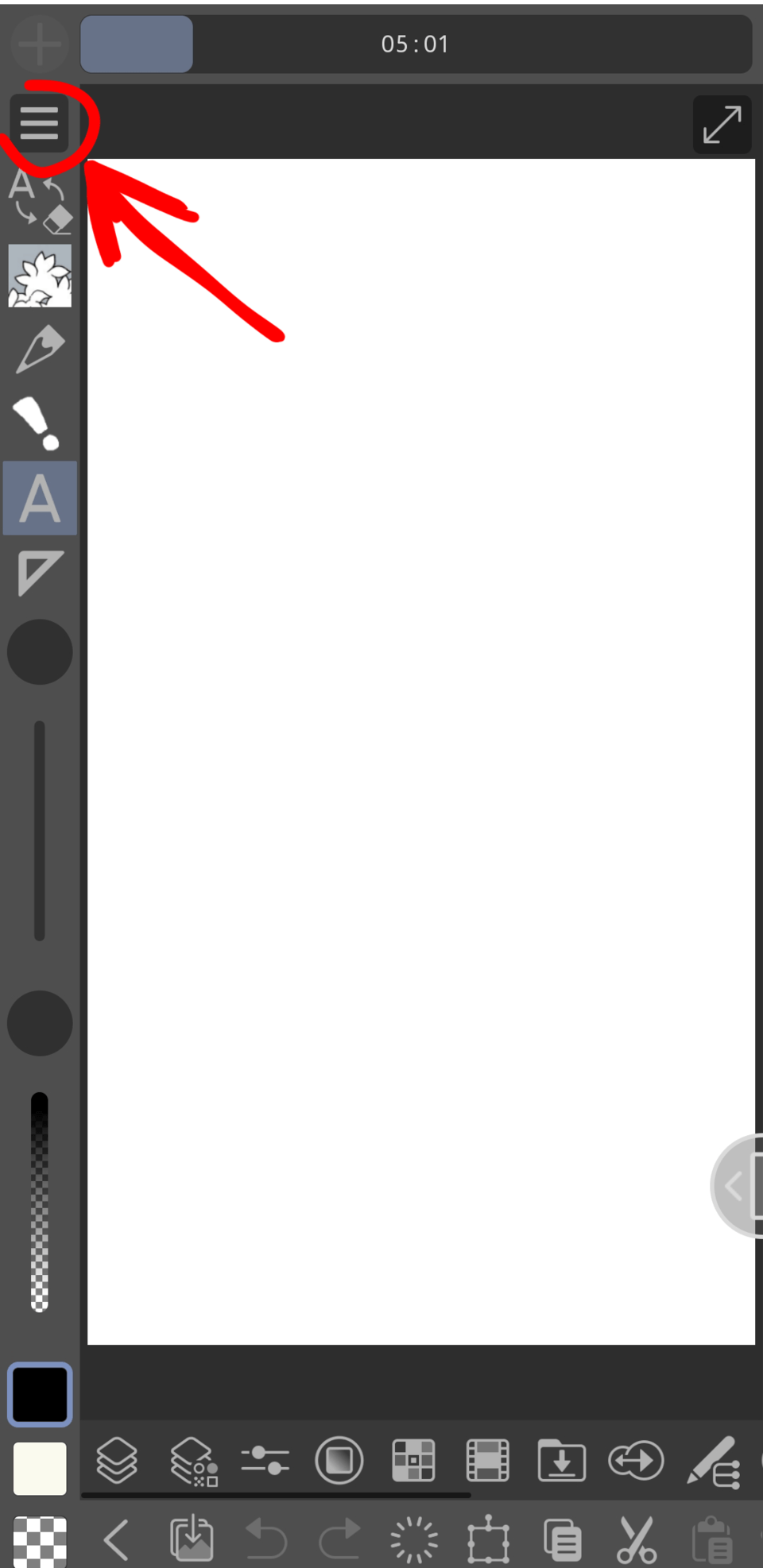 Pasando al modo simple CLIP STUDIO ASK
