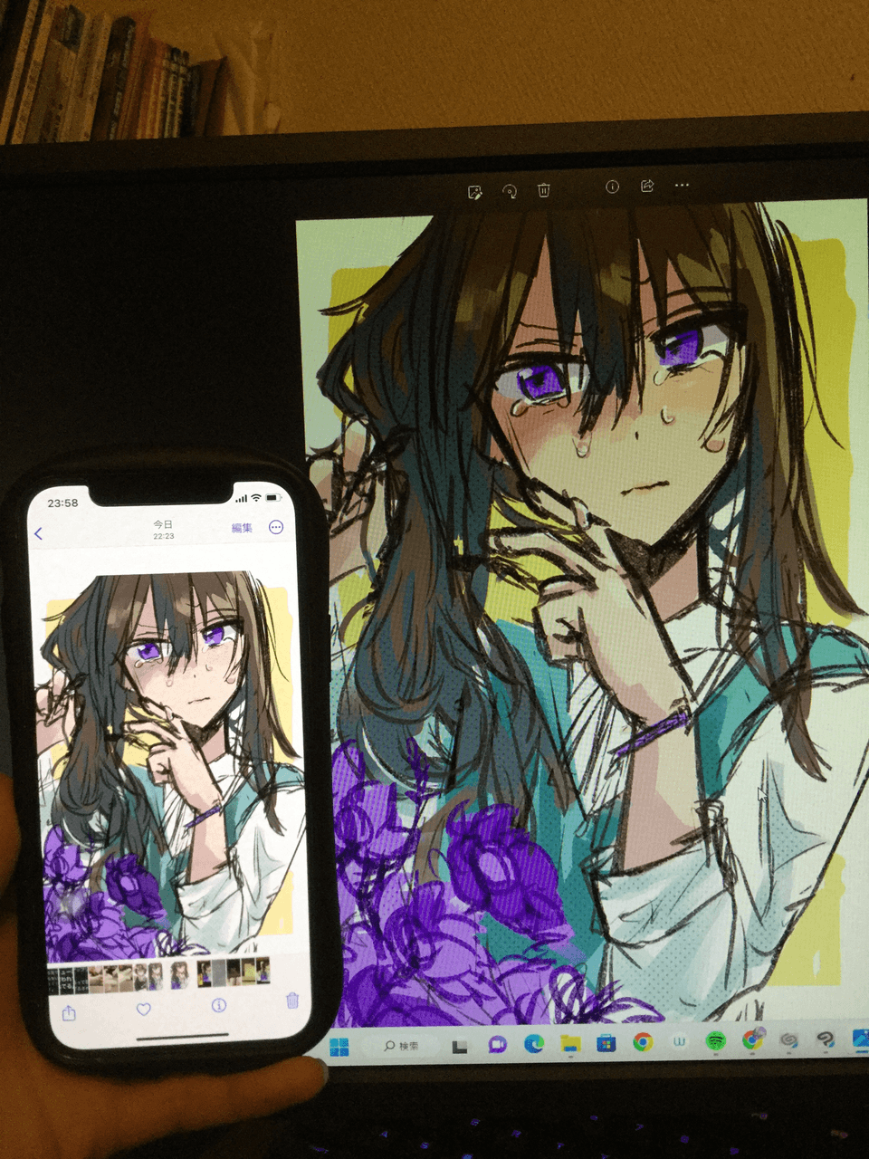 Color Difference Between Smartphone And Pc Clip Studio Ask