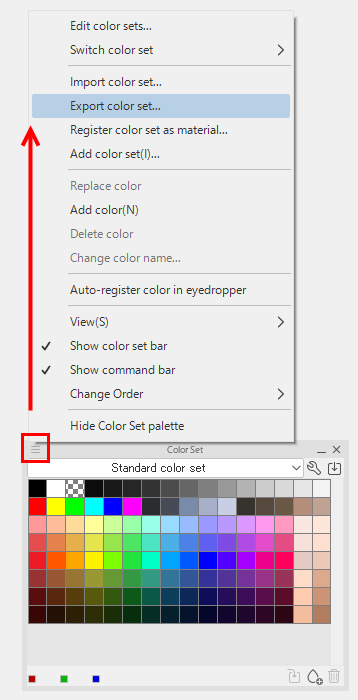 Custom color palette not saving colors - CLIP STUDIO ASK