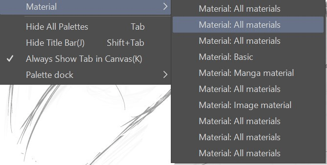 Created too Many Material folders - CLIP STUDIO ASK