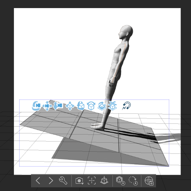 3D 객체를 바닥마다 기울이고 싶습니다. CLIP STUDIO ASK
