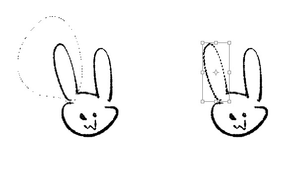 Make selection and transform - CLIP STUDIO ASK
