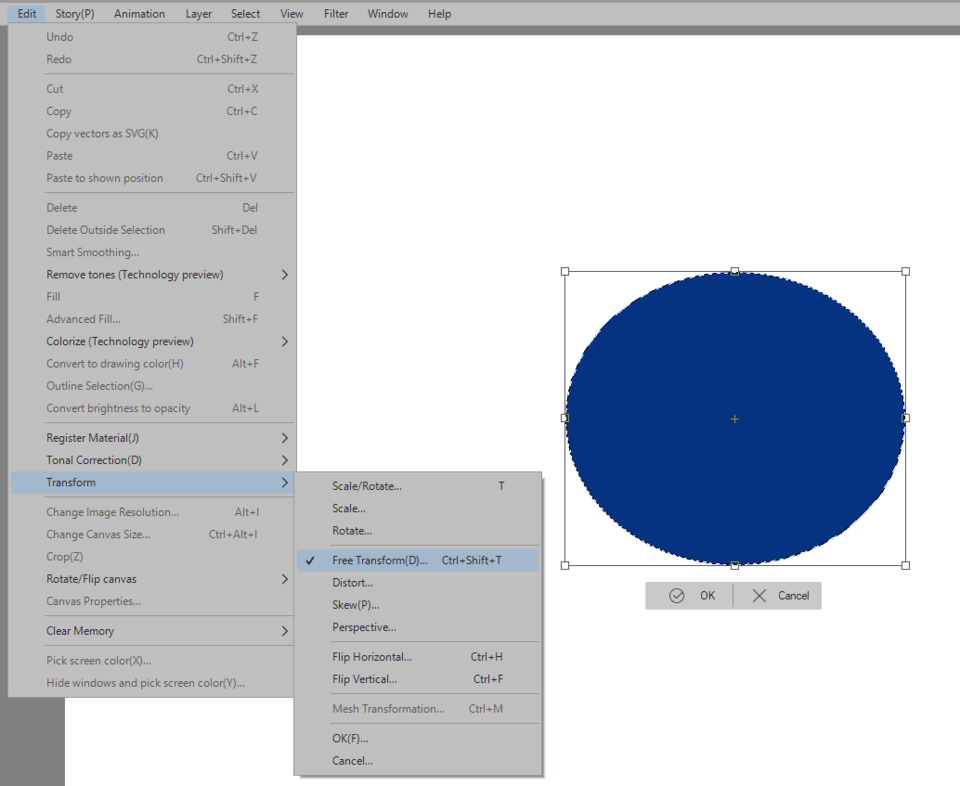Transform tool not working - CLIP STUDIO ASK