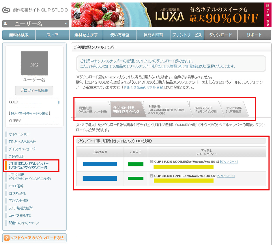 ライセンスキーはどこで発行されますか？ - CLIP STUDIO ASK