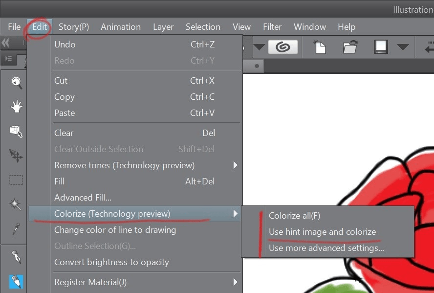 How to use the new Colorization with update CLIP STUDIO