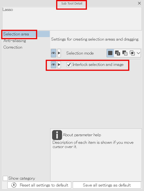 How do I fix my selection tool? - CLIP STUDIO ASK
