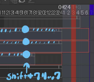 再生時間を長くするため タイムラインのトラックを引き伸ばしてもグレーの部分の範囲が伸びず 範囲外では絵が映らなくなります Clip Studio Ask