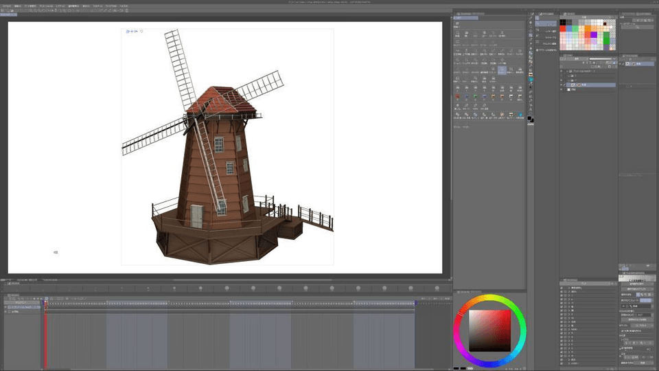 3D display is strange when using 3D cels in the light table - CLIP ...