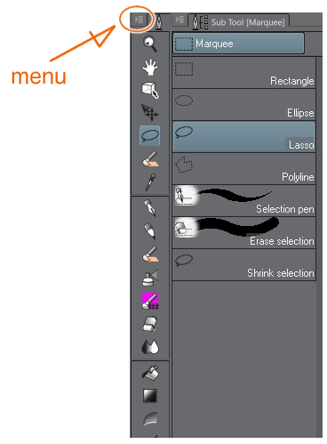 HELP! My Magic wand Tool is missing. - CLIP STUDIO ASK