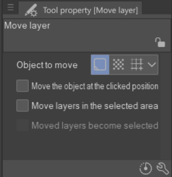 Move Tool is blocked? - CLIP STUDIO ASK