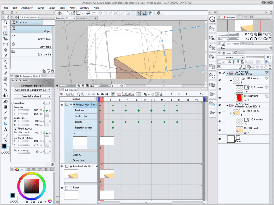Questions involving animation ease of use - CLIP STUDIO ASK