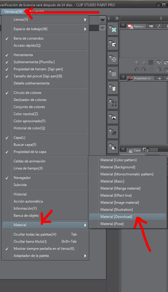 search of the download materials in clip studio pro - CLIP STUDIO ASK