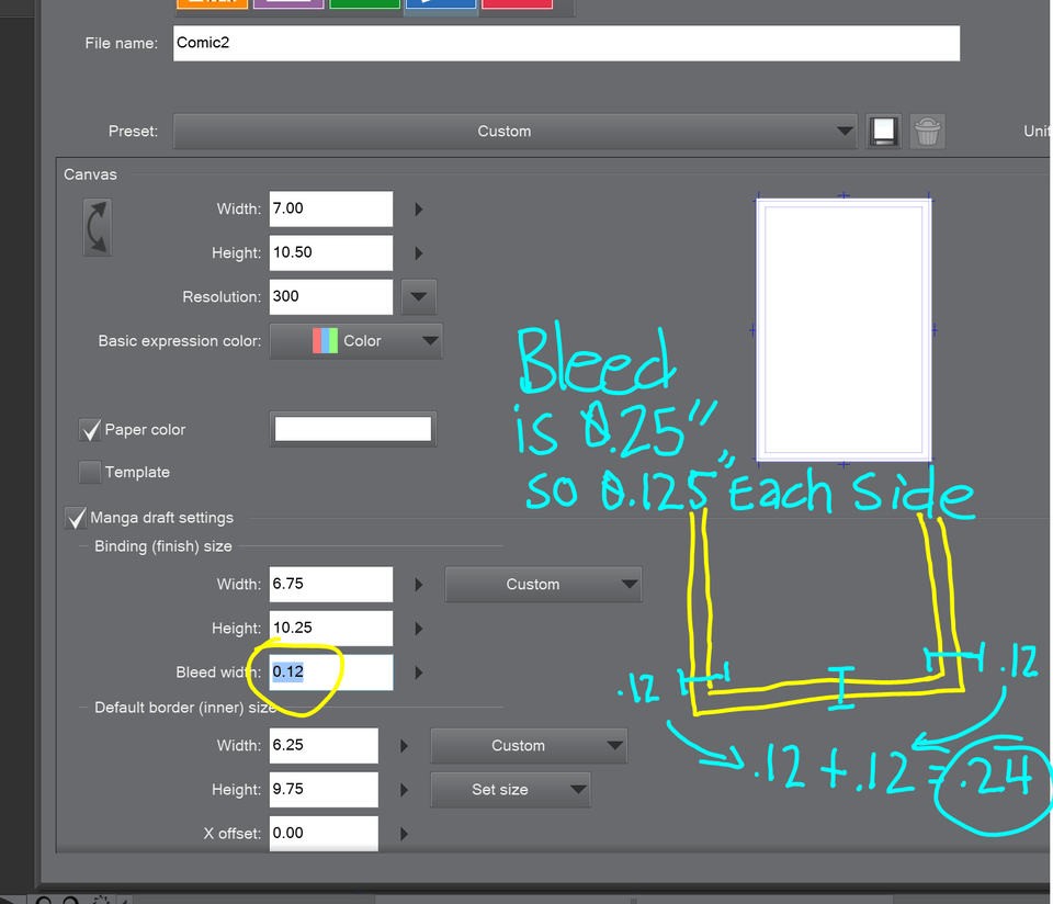 Standard Comic Book Page Templates for Clip Studio Paint