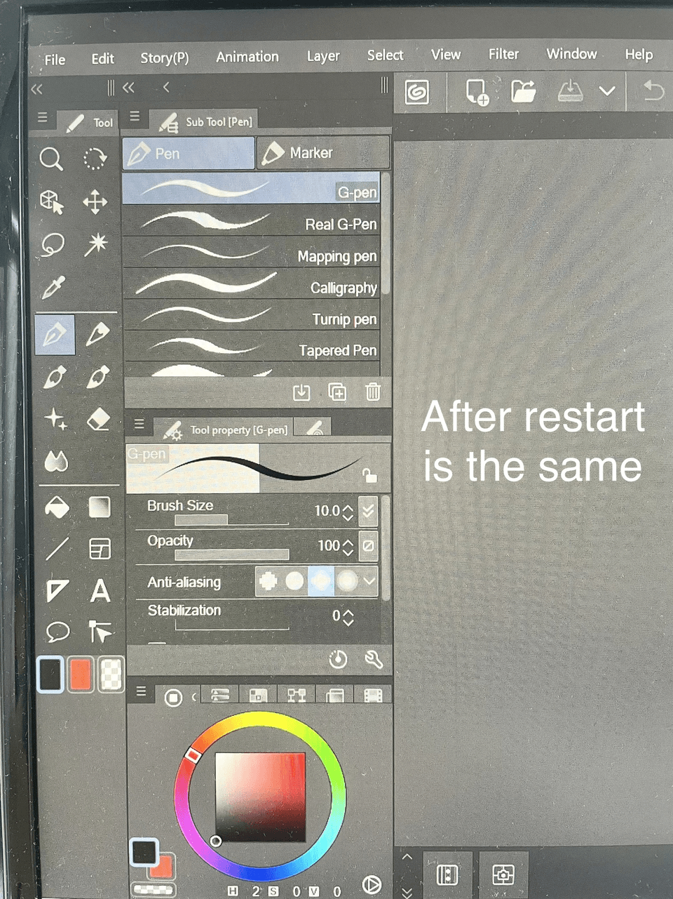 Updated CSP: Interface Issues - CLIP STUDIO ASK