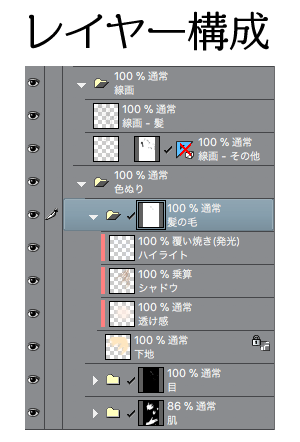 伸ばし設定と透けさせ方 Clip Studio Ask