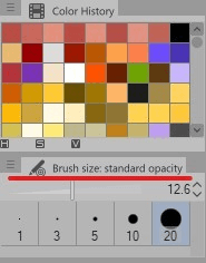 change brush size (rigth click) alternative - CLIP STUDIO ASK