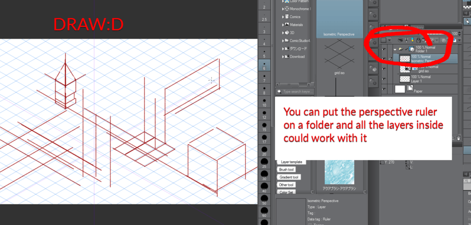 How to make an Isometric Grid? Will it ever be included in the settings? - CLIP  STUDIO ASK