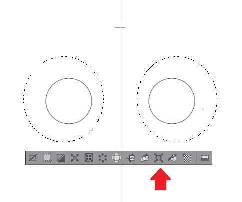 対象定規で左右対称に移動させたい Clip Studio Ask