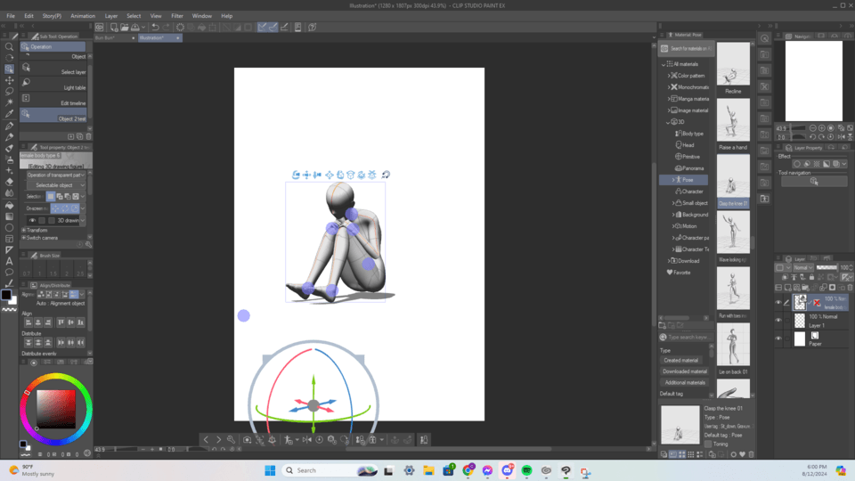 3D Model Issue - CLIP STUDIO ASK