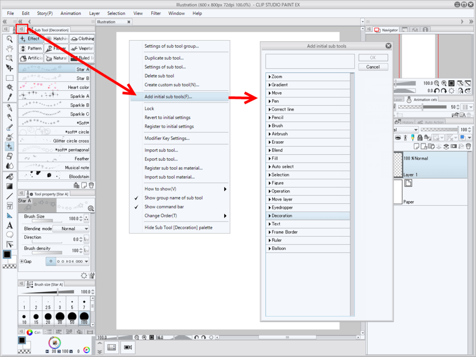 The stability/density subtool has gone CLIP STUDIO ASK