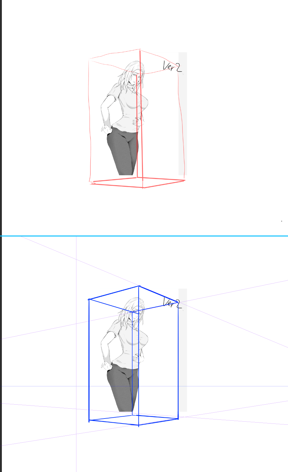 About perspective and person perspective (case of drawing a person ...