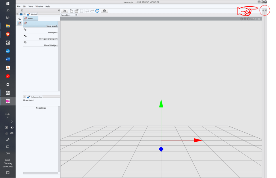 Clip Studio Modeler missing tools - CLIP STUDIO ASK