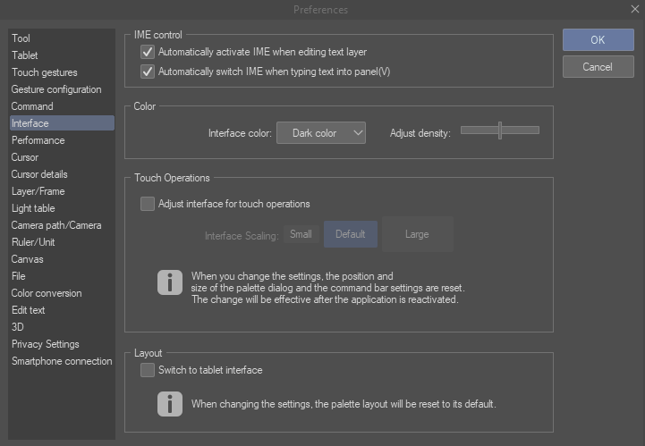 someone help me to decrease the size of the interface? - CLIP STUDIO ASK