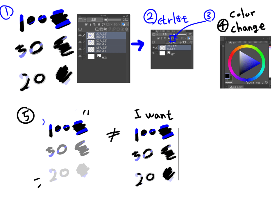 Maintain Opacity CLIP STUDIO ASK