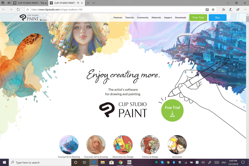 CLIP STUDIO (P) 버튼을 프로그램이 아닌 웹 사이트로 다시 라우팅 CLIP STUDIO ASK