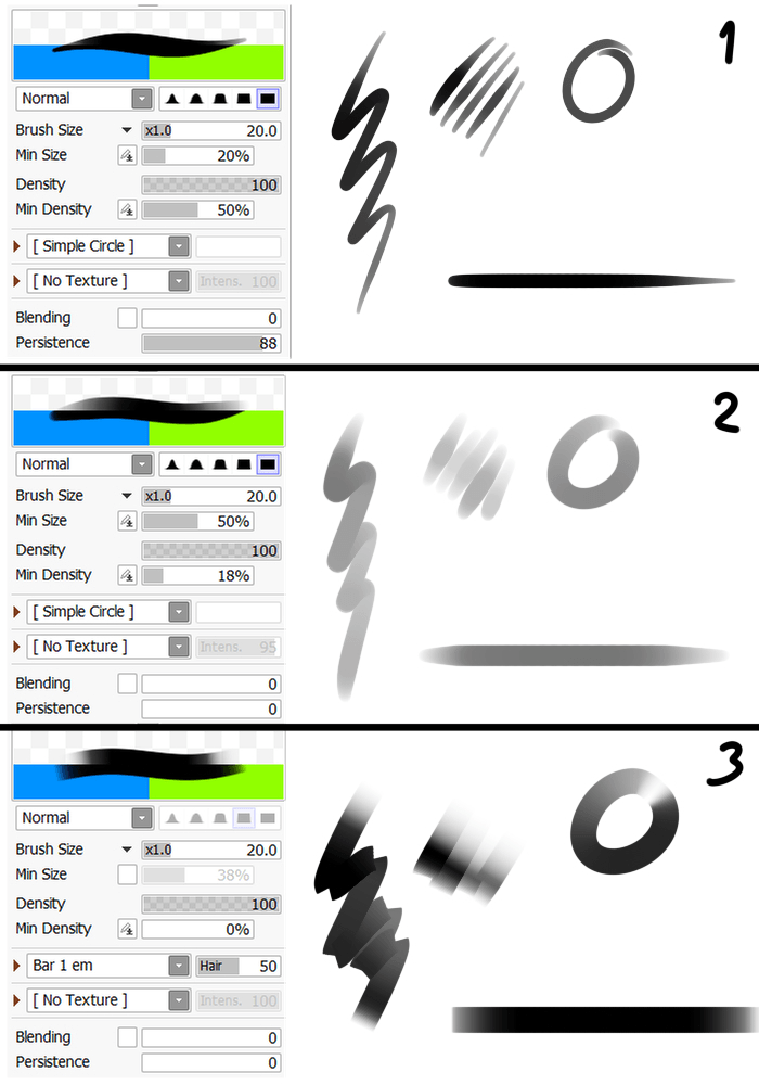 Cspでいくつかのsai2ブラシをエミュレートしたい Clip Studio Ask