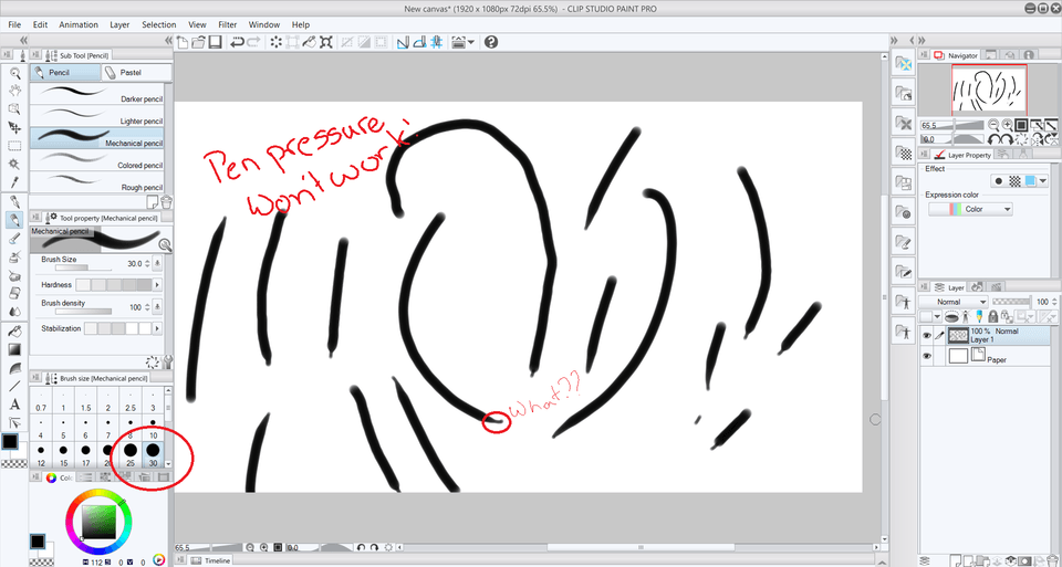 브러쉬가 움직입니다 !! CLIP STUDIO ASK