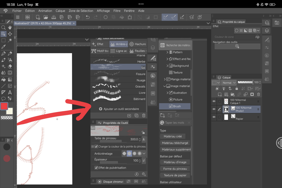 Problem using additional materials (Android version) - CLIP STUDIO ASK