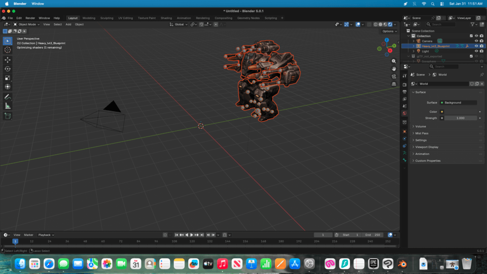 When I try to import a rigged model, parts of the mesh go missing ...