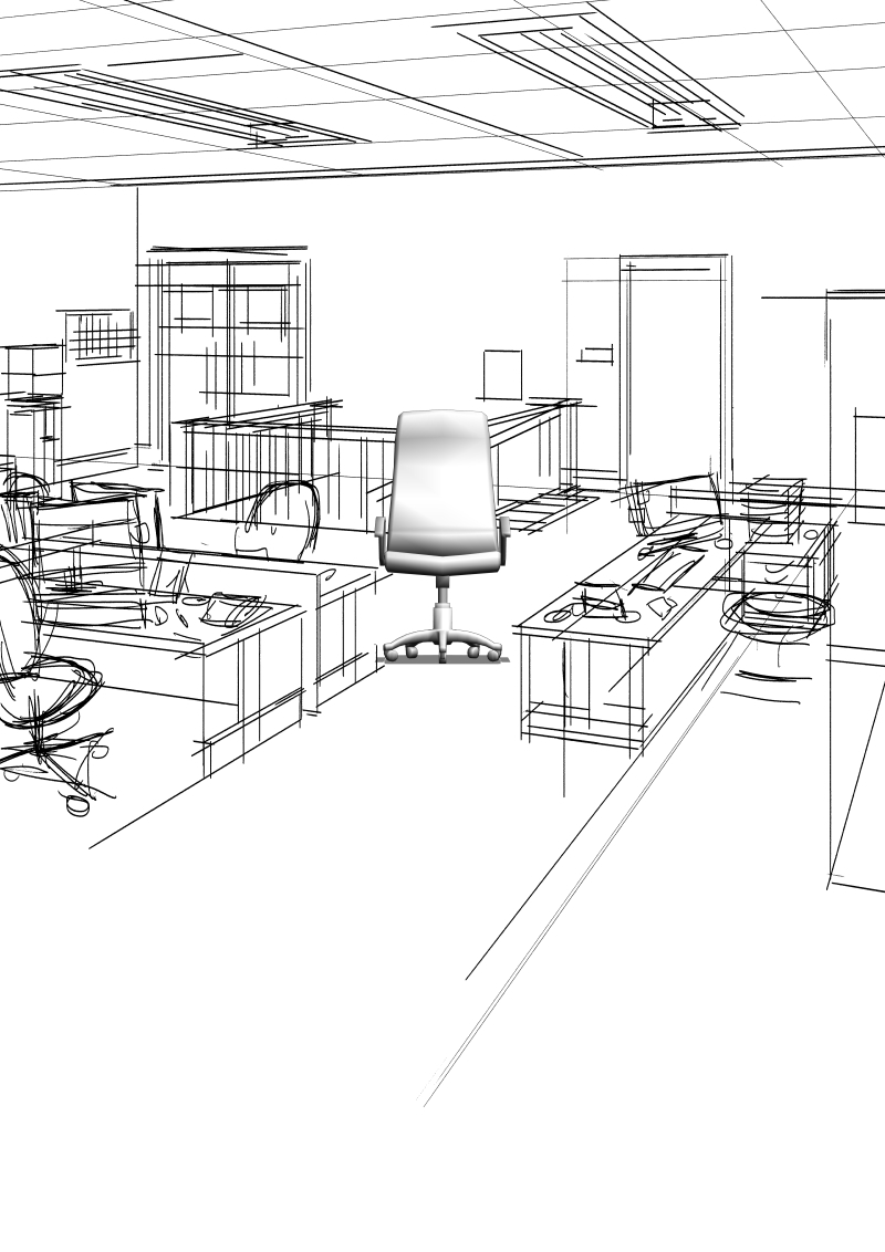 Inserting 3d Object Into Scene Existing 2 Point Perspective Clip