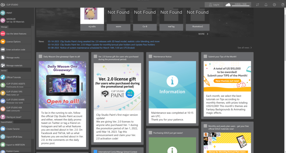 Clip Studio freezes on startup CLIP STUDIO ASK
