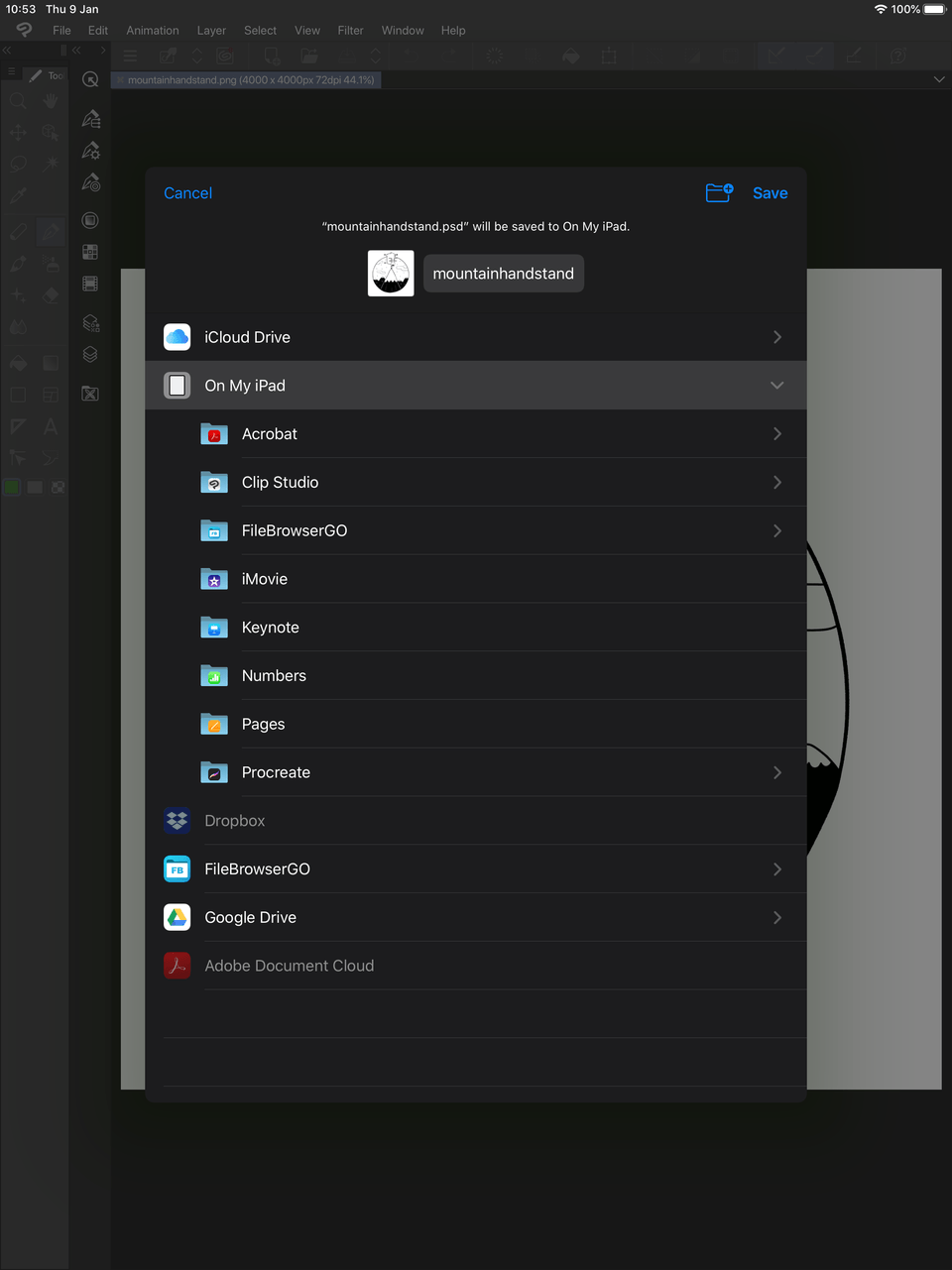 Clip Studio 3D Model Ipad