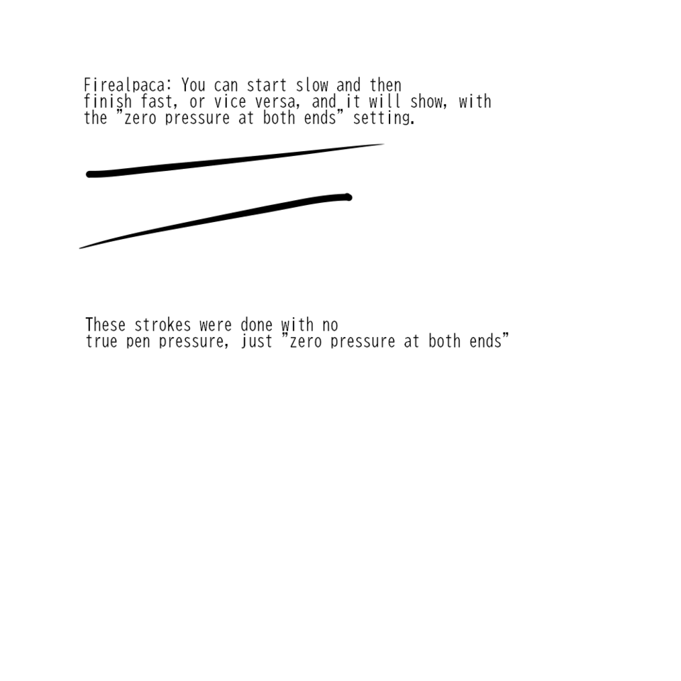 Replicating firealpaca "zero pressure both ends" in CSP? CLIP STUDIO ASK