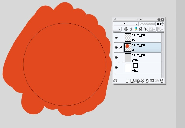 塗りつぶしの透明色で色を消すと色が残ってしまいます Clip Studio Ask