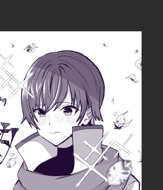 書き出すとトーンの影が消えてしまいます Clip Studio Ask