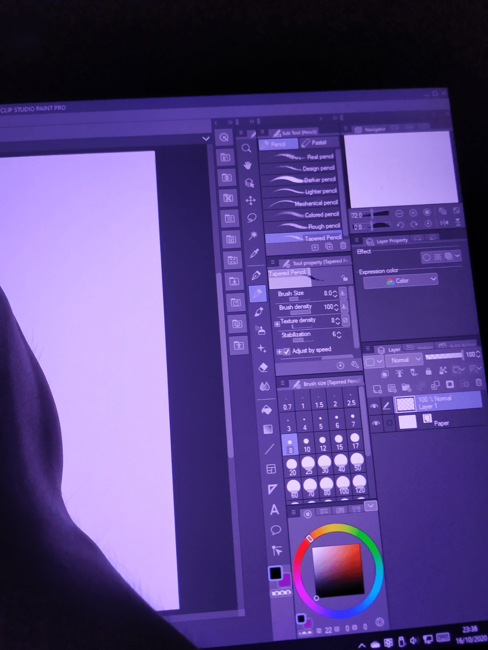 Clip Studioはhuionスイッチブラシ ペン 消しゴム でブラシツールを切り替えませんでした Clip Studio Ask