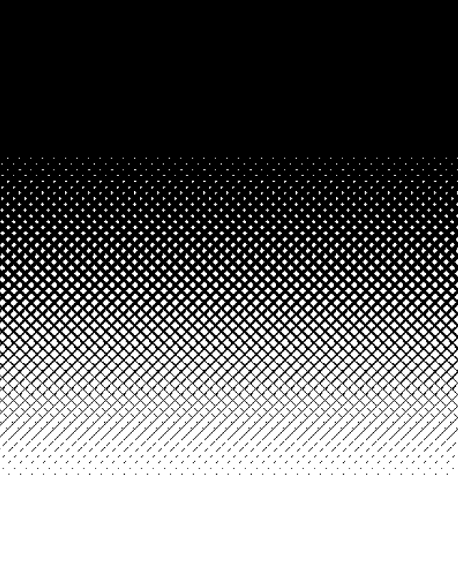 トーン効果にカスタム ドットを追加する方法は?クロスハッチグラデーションが欲しい。 - CLIP STUDIO ASK