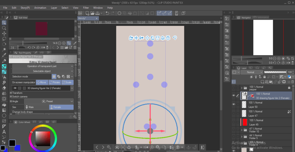 clip studio 3D models are invisible - CLIP STUDIO ASK