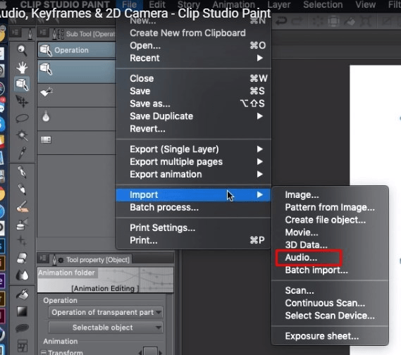 Esitellä 47+ imagen clip studio paint import audio abzlocal fi