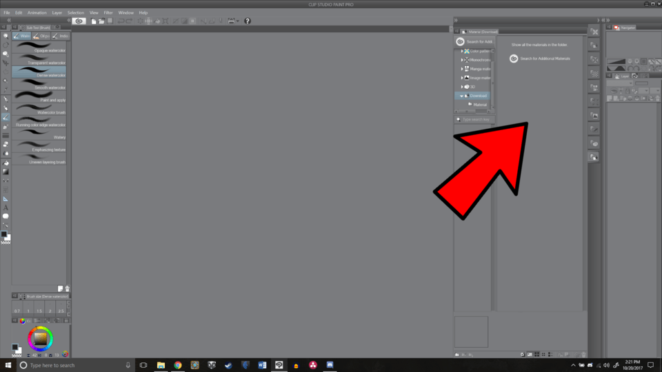 Downloaded Materials Not Showing - CLIP STUDIO ASK